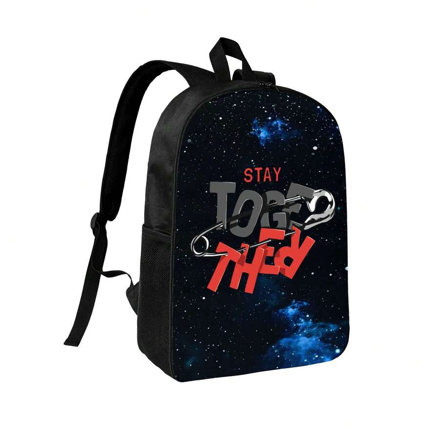 Interior Design Open Space - Space Galaxy Print Backpack With Safety