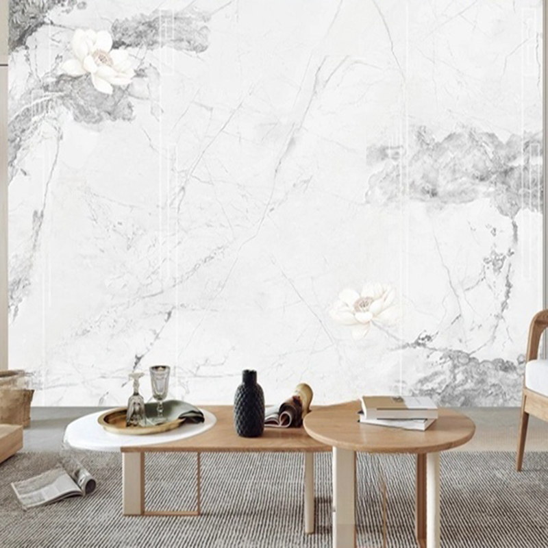 Interior Design With Wallpaper - Custom Wall Murals Abstract Marble Wallpaper