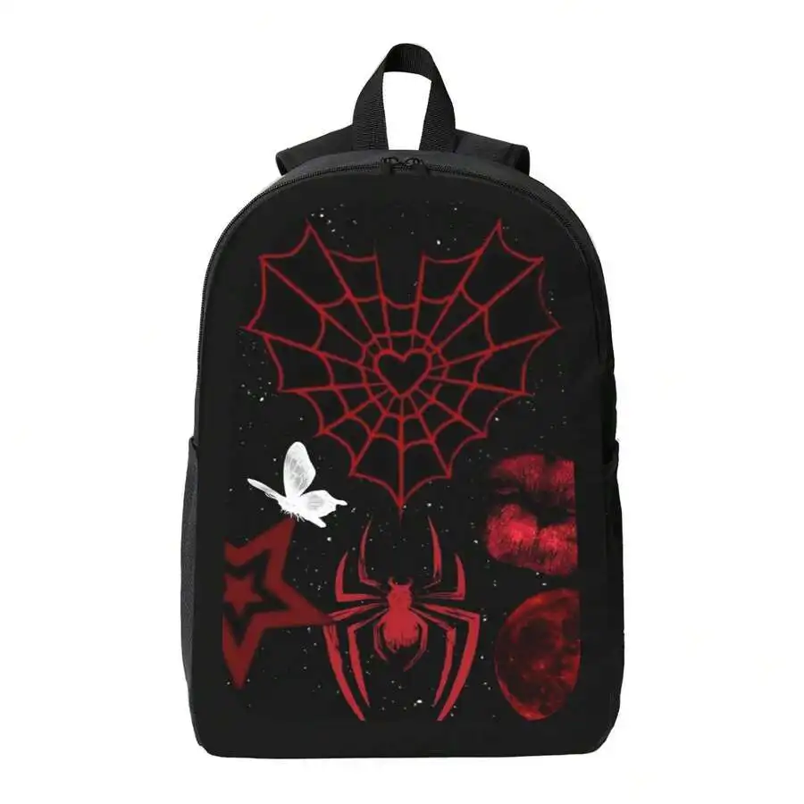 Interior Design Web - Gothic Spider Web Backpack Red Design