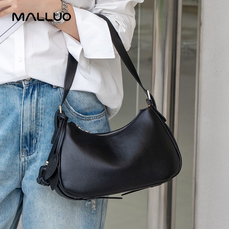 Genuine Cowhide Leather Slouch - Interior Design Minimalist recension och pris