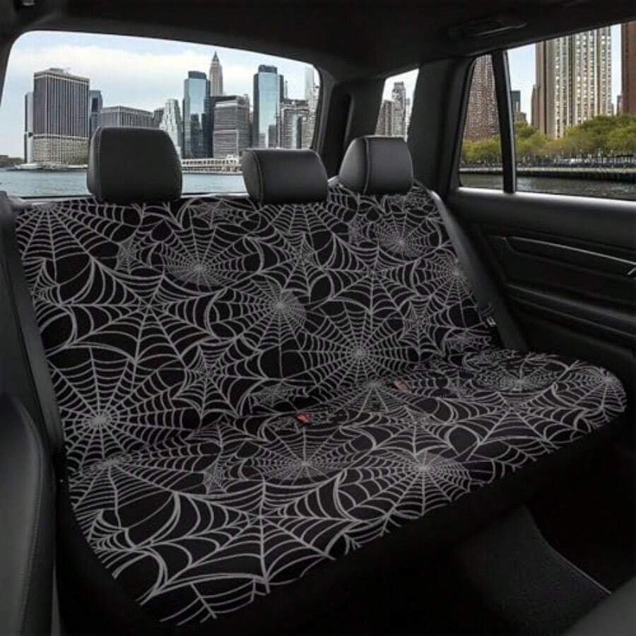 Black Spider Web Print Car Sea - Interior Design Web recension och pris