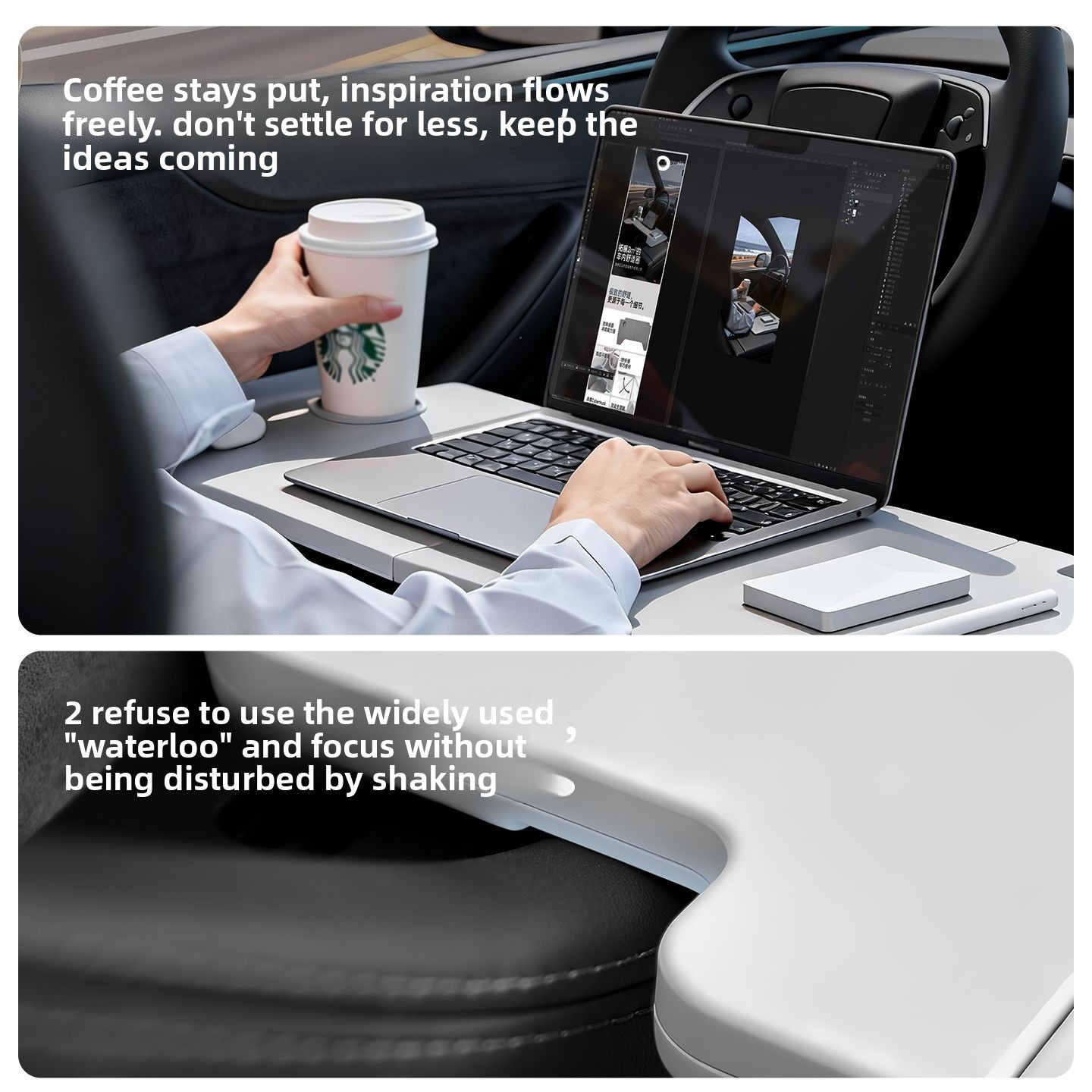 Foldable Car Desk For Tesla Mo - Interior Design Styles recension och pris