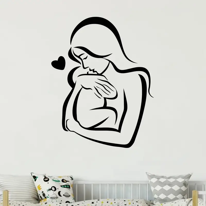 Mother And Baby Wall Love Hear - Interior Design With Wallpaper recension och pris