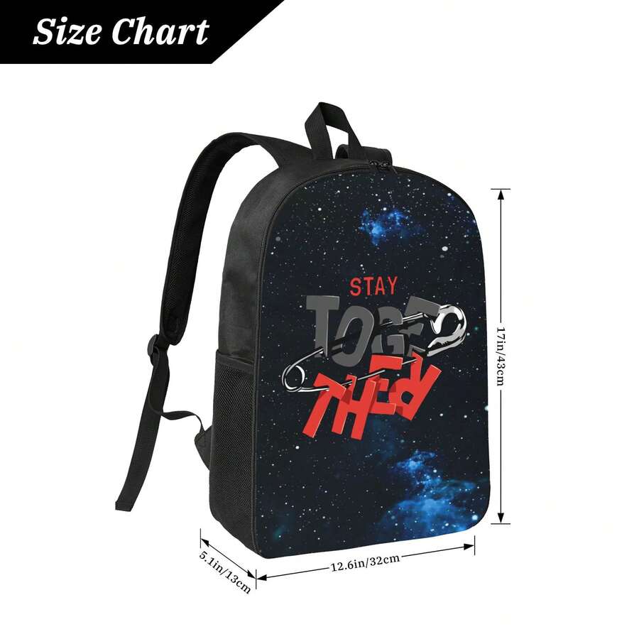 Space Galaxy Print Backpack Wi - Interior Design Open Space recension och pris