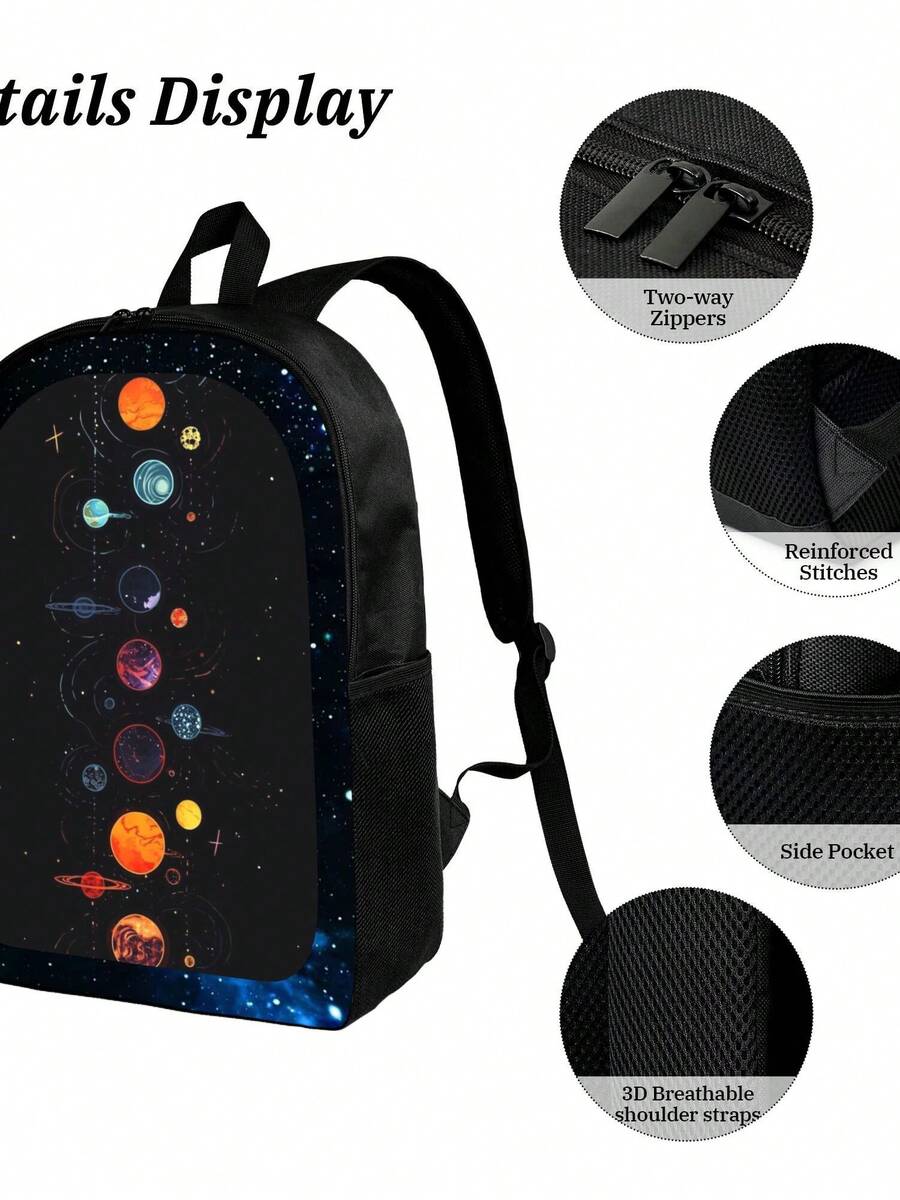 Galaxy Planets Backpack Space  - Interior Design Open Space recension och pris