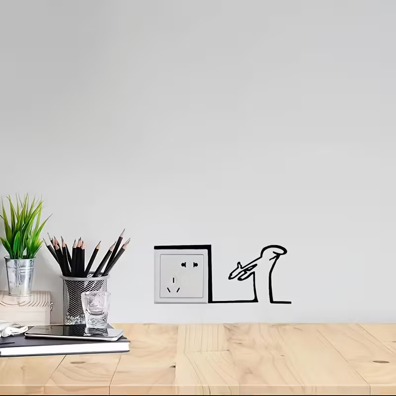 New！Minimalist Switch Sticker  - Interior Design Minimalist recension och pris