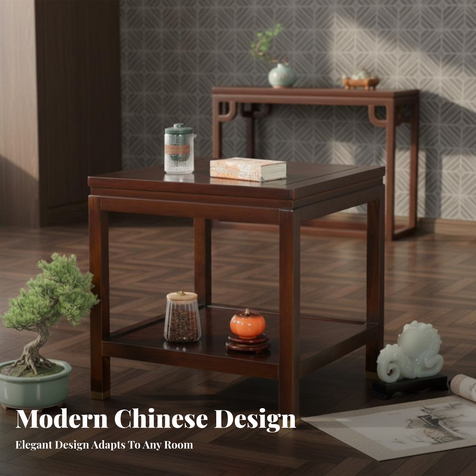 Dual-Level Square Table Minima - Interior Design Minimalist recension och pris
