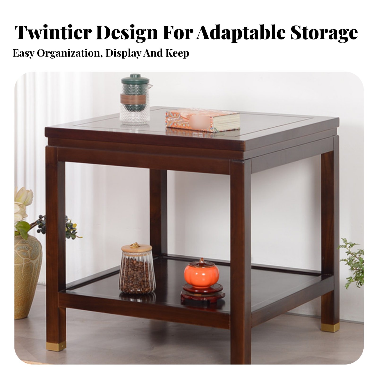 Dual-Level Square Table Minima - Interior Design Minimalist recension och pris
