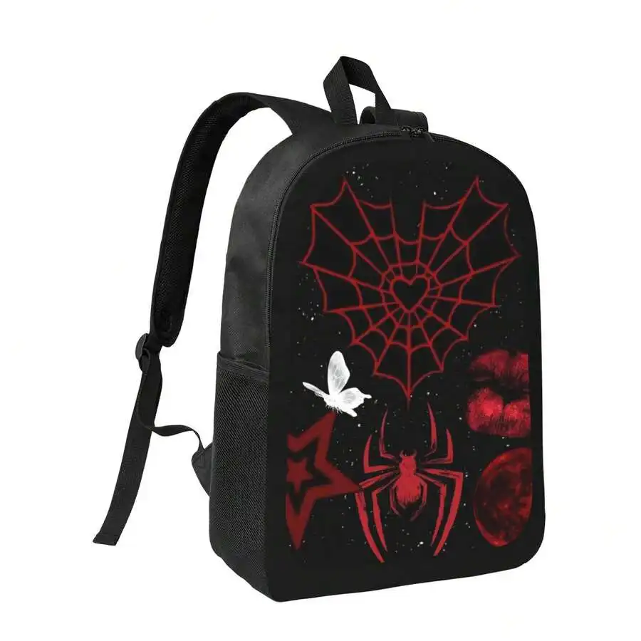 Gothic Spider Web Backpack Red - Interior Design Web recension och pris