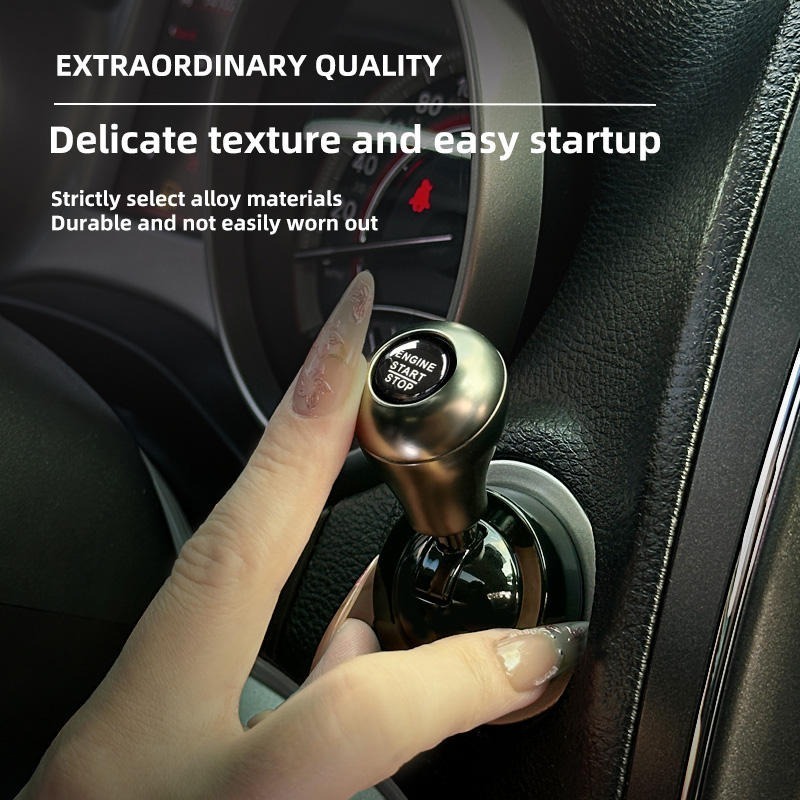 Car One-Touch Start Button wit - Interior Design Styles recension och pris