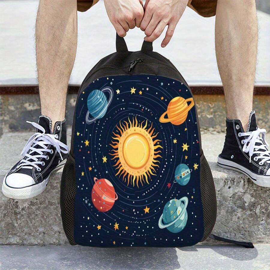 Space Themed Backpack With Sol - Interior Design Open Space recension och pris