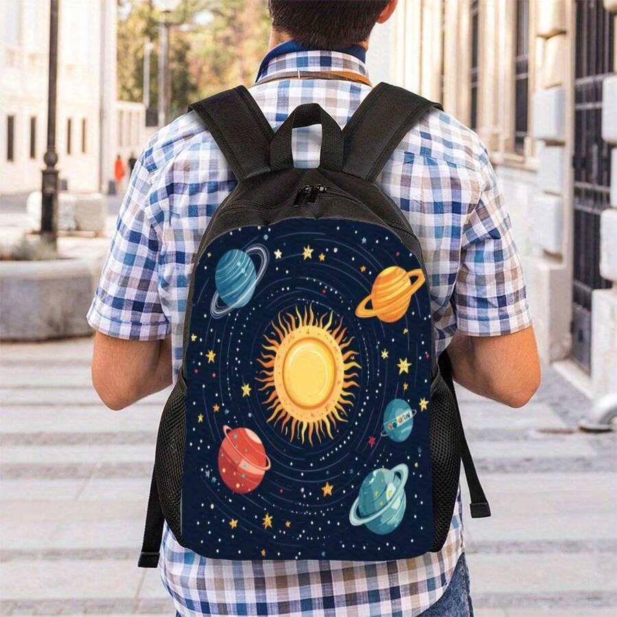 Space Themed Backpack With Sol - Interior Design Open Space recension och pris