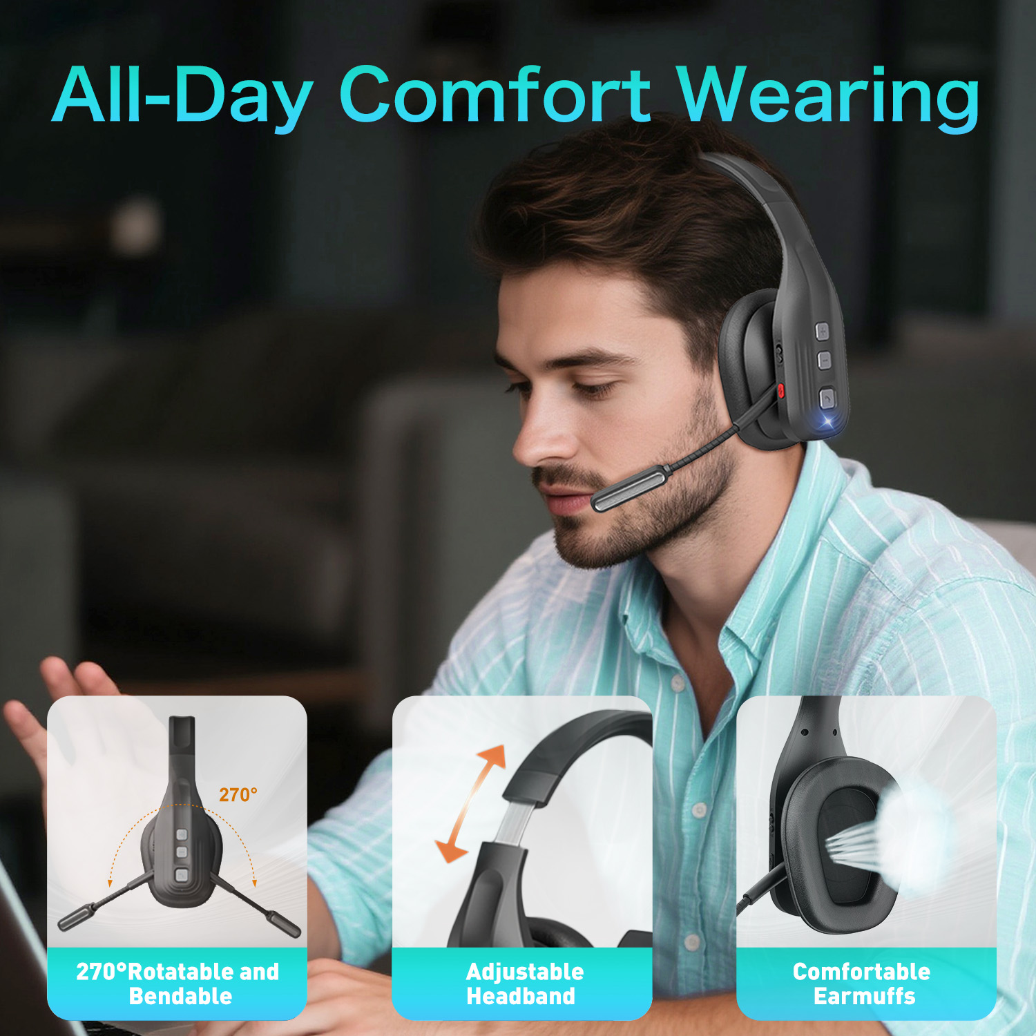 Truck Driver Headset with Dual - Interior Design Software recension och pris